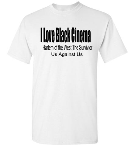 I Love Black Cinema T-Shirt