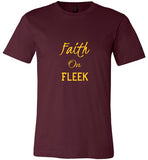 Faith On Fleek Gold Letters