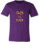 Faith On Fleek Gold Letters