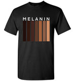 Melanin T-Shirt with white letters