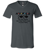 Nurse Quarantine 2020 V-Neck T-Shirt