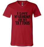 I love my grandma V-Neck