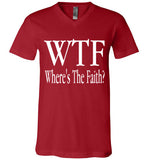 WTF- Where's The Faith V-Neck