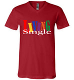 Canvas Unisex Living Singles V-neck