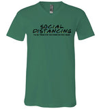 Social Distancing 6 ft away V-neck