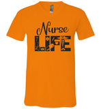 Nurse Life V- Neck T-Shirt