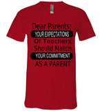 Dear Parent V-Neck