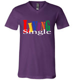 Canvas Unisex Living Singles V-neck