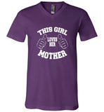 This girl Loves her Mother V-Neck