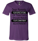 Dear Parent V-Neck