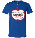 Apple of My Father's Eye v-Neck