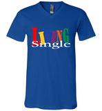 Canvas Unisex Living Singles V-neck