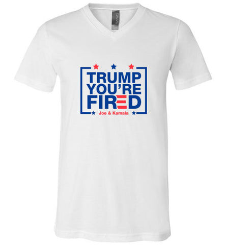 Trump you're Fired V-Neck T-Shirt