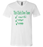 This Chick Does Taxes V-Neck