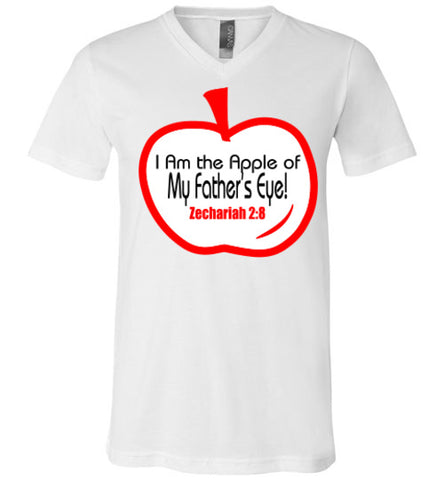 Apple of My Father's Eye v-Neck