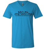 Social Distancing 6 ft away V-neck