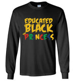 Educated Black Princess Long sleeve T-Shirt