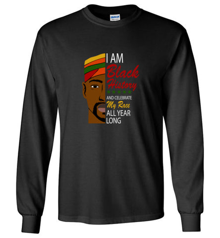 I am Black History Male Long sleeve t-shirt