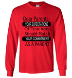 Dear Parents Longsleeve Shirts