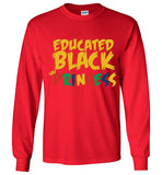 Educated Black Princess Long sleeve T-Shirt