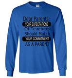 Dear Parents Longsleeve Shirts