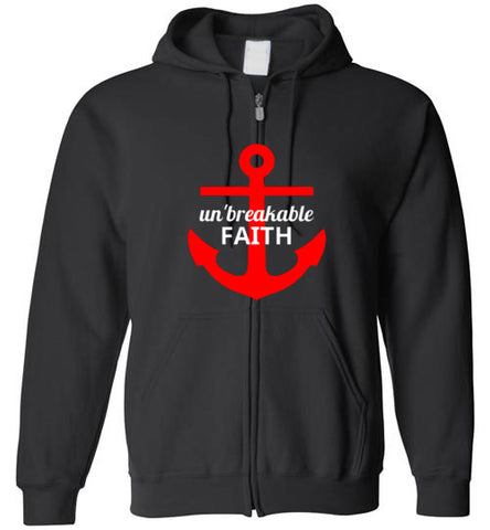 Un'Breakable Faith Zip Hoodie