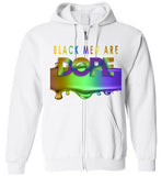 Black Men are Dope zip Hoodie