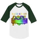 Black Men are Dope 3/4 Jersey T-Shirt