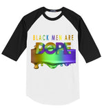 Black Men are Dope 3/4 Jersey T-Shirt