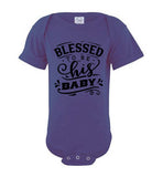 Blessed to Be his baby onesies