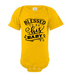 Blessed to Be his baby onesies