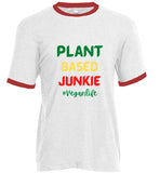 Tultex Ringer Tee Shirt Plant Based Junkie ringer Tee