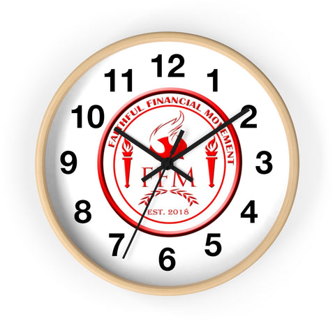 Faithful Financial Movement Wall clock