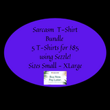 Sarcam T-Shirt Bundle Sizes Small- X Large Layaway Option