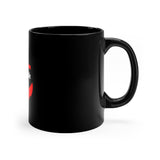 Un'Breakable Faith Black Coffee Mug, 11oz