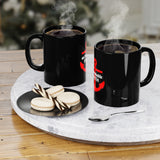Un'Breakable Faith Black Coffee Mug, 11oz