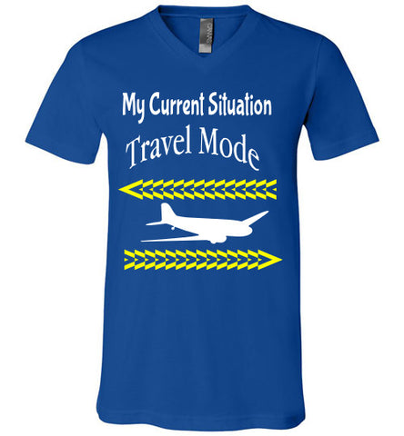 Travel Mode Unisex V-Neck
