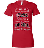 Fueled By Faith Ladies Tee